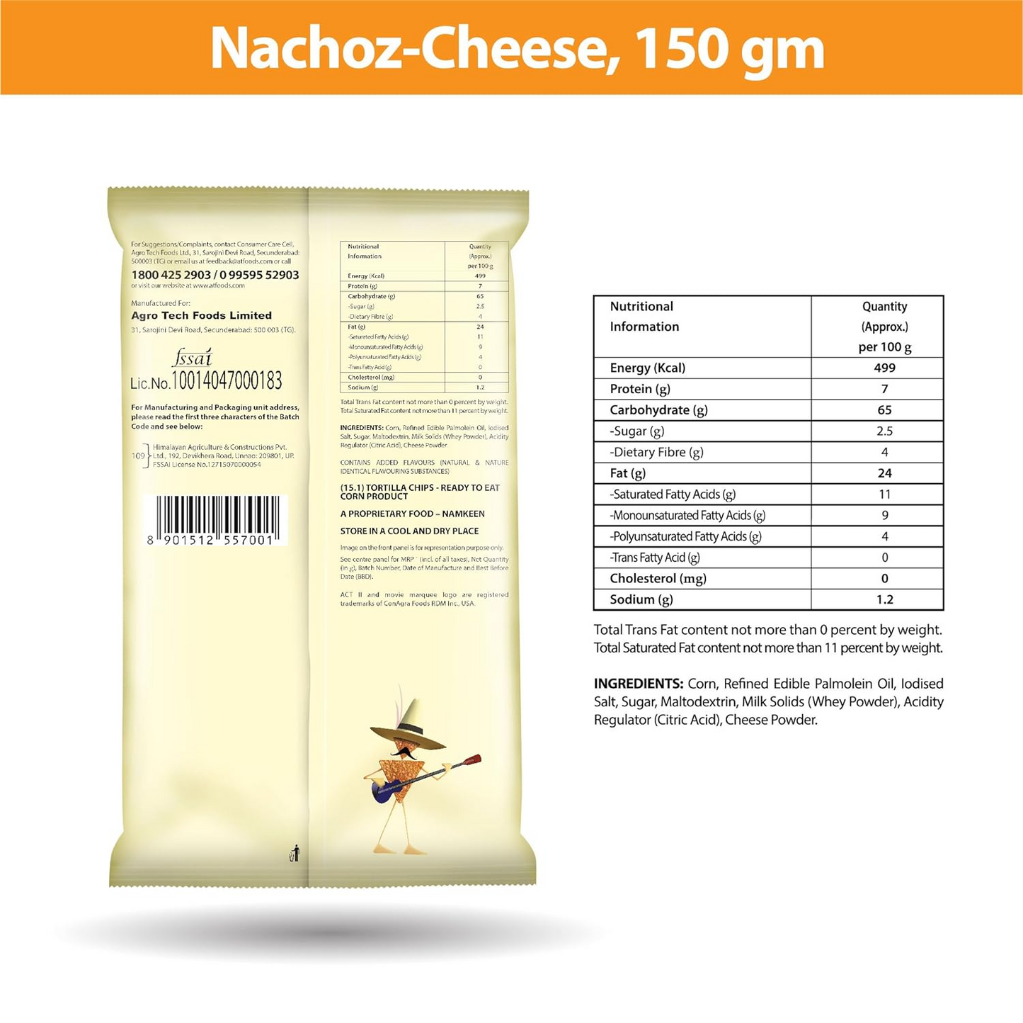 Act IICheese Nachoz, 150g