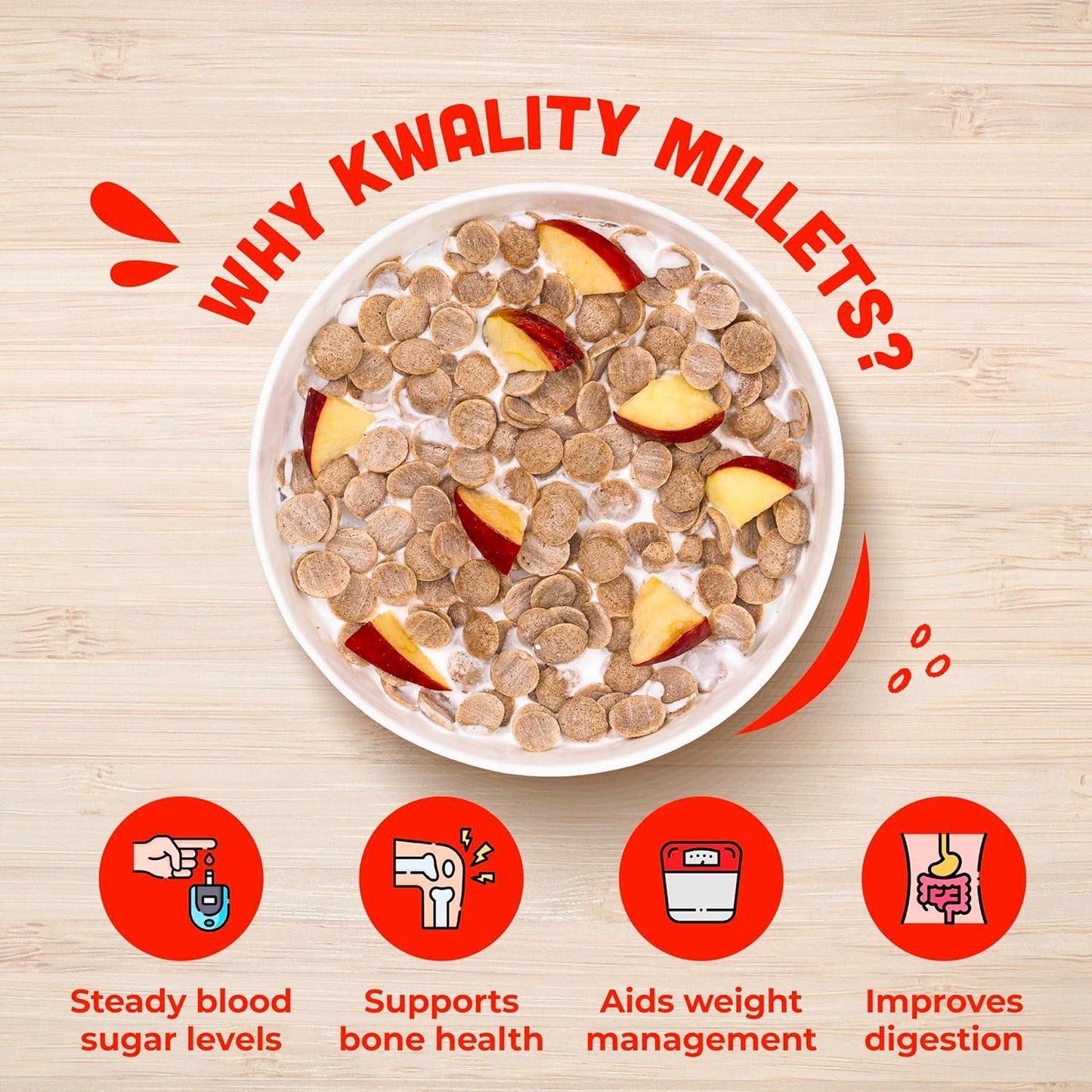 Kwality Multi Millet Flakes 375g