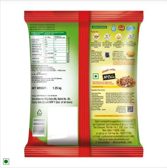 McCain French - Fries, 1.25 kg