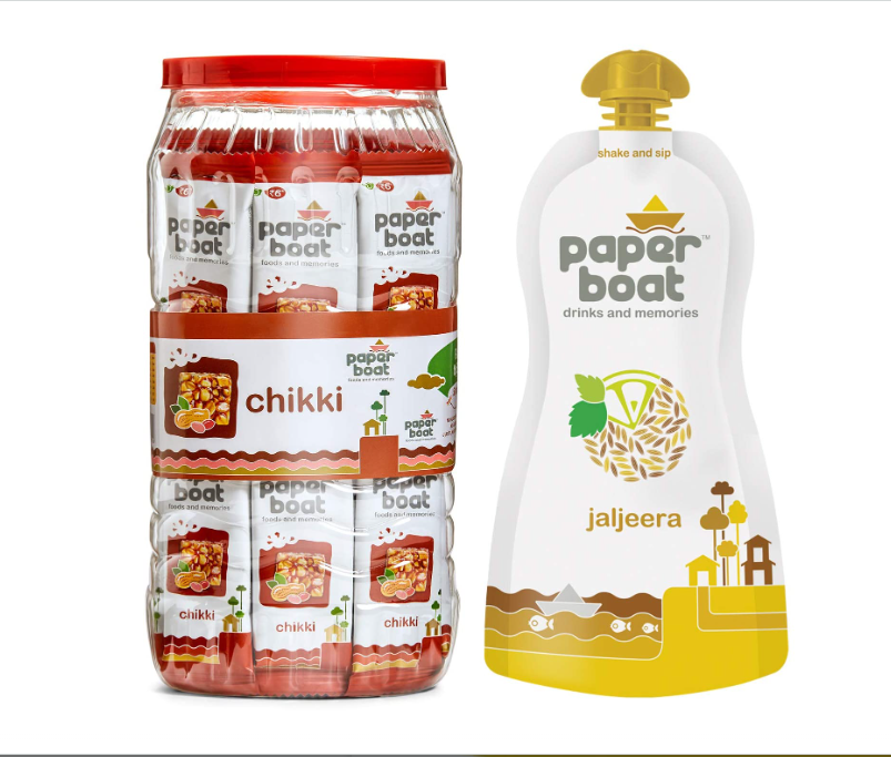 Paper Boat Chikki Jar, Peanut Bar, No Added Preservatives and Colours | Gajak | Sweets | Made with Jaggery | Gazak (50 pieces, 16g each 800 g)