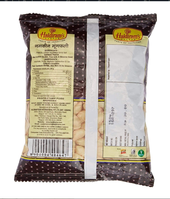 Haldirams Nagpur Whole Salted Peanuts, 150g