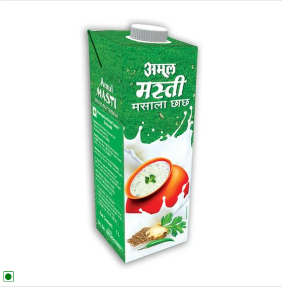 Amul Masti Buttermilk - Spice, 1 L