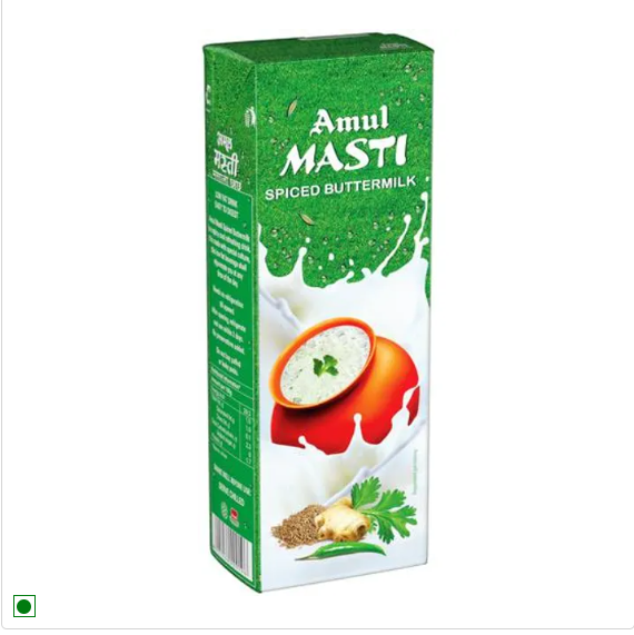 Amul Masti Buttermilk - Spice, 1 L