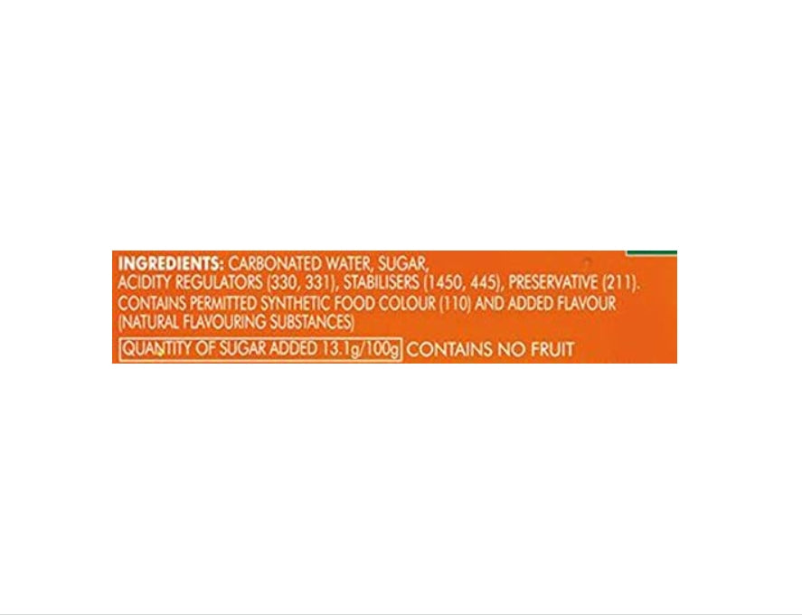 Mirinda - Orange Flavour Soft Drink, 2.25L Bottle