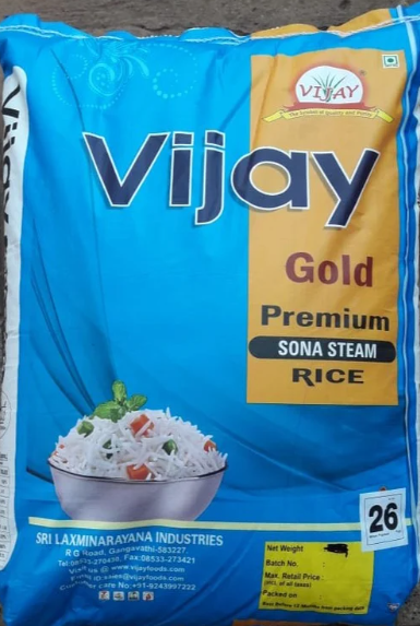 VIJAY GOLD PREMIUM SONA STEAM RICE
