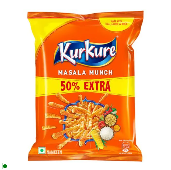 Kurkure Kurkure Namkeen - Masala Munch, 3x70 g Multipack