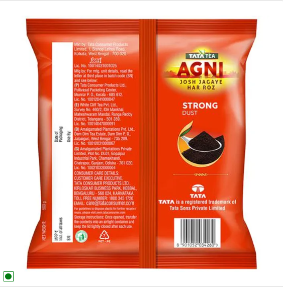 Tata Tea Agni Dust Tea, 500 g