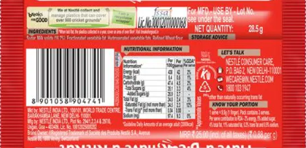Nestle Kitkat - Coated Wafer, 28.5 g