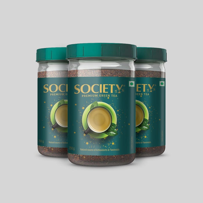 SOCIETY PREMIUM GREEN TEA 250G - PACK OF 3