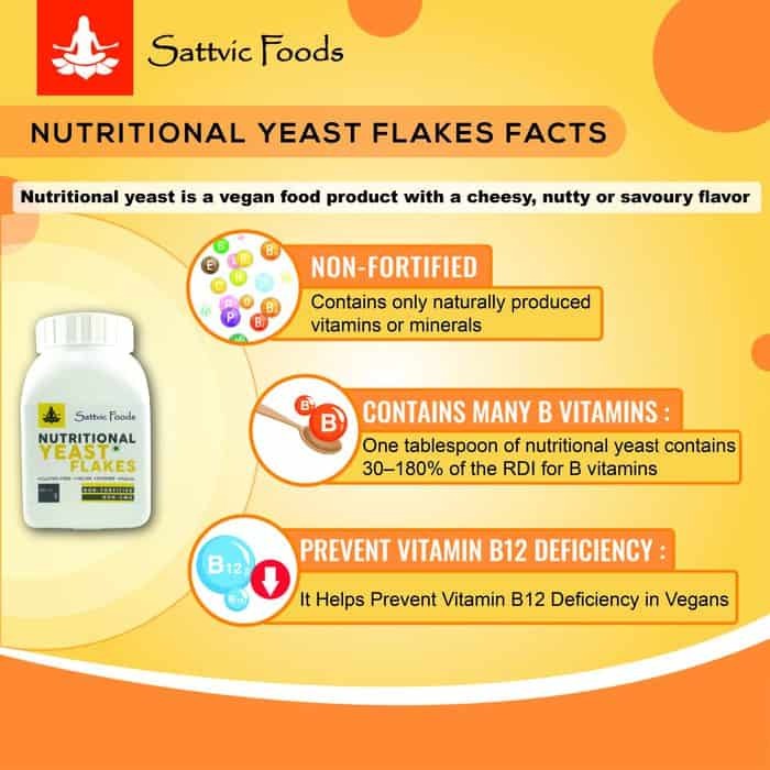 Nutritional Yeast Flakes - Non Fortified, Non GMO, Vegan, Gluten-Free 60g