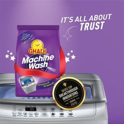 Ghadi Machine Wash Detergent Powder 1 kg (Lavender)