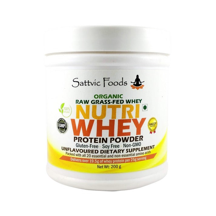 SATTVIC FOODS Organic A2 Whey Protein Concentrate 80 %