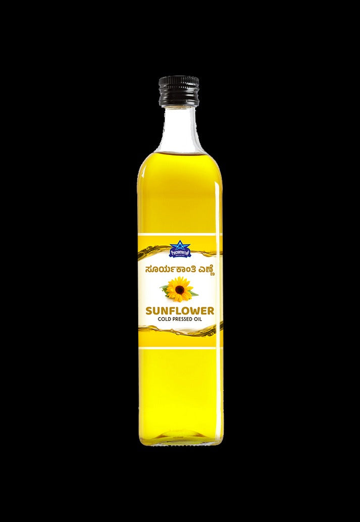 SUNFLOWER OIL ಸೂರ್ಯಪಾನ ಎಣ್ಣೆ COLD PRESSED, PANCHAMRUTHA DELUXE 1 Ltr