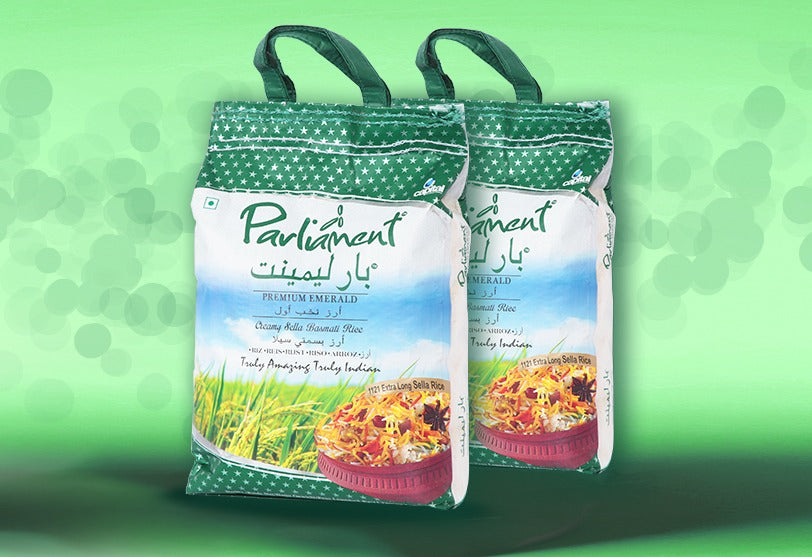 Parliament Emerald Creamy Sella Rice 20 kg