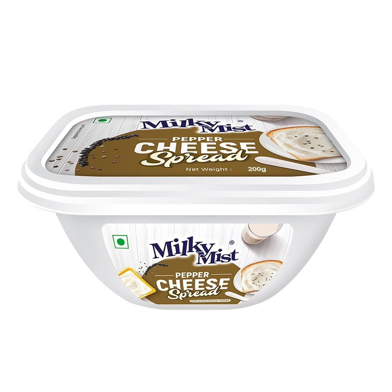 Milky Mist Cheese Spread Pepper, 200 g