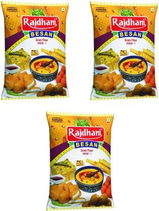 RAJDHANI BESAN  (1 kg - Pack of 3)