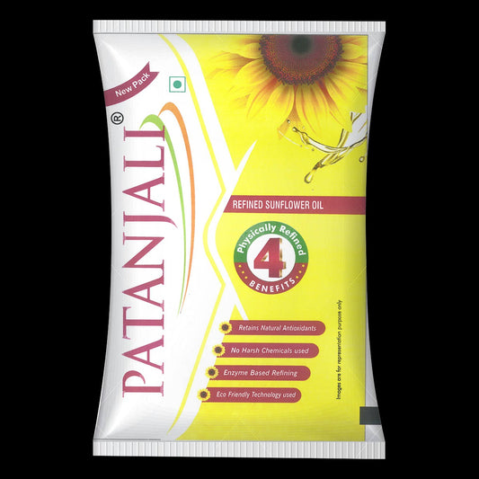 Patanjali Sunflower Oil (Pouch) 1 Ltr