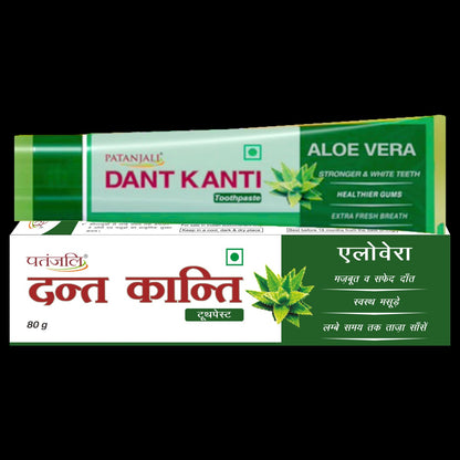 Patanjali Dant Kanti Aloevera Gel Toothpaste 80 G