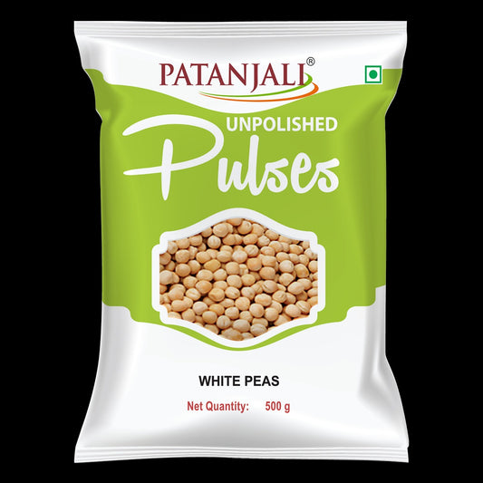 Patanjali Unpolished White Peas 500g