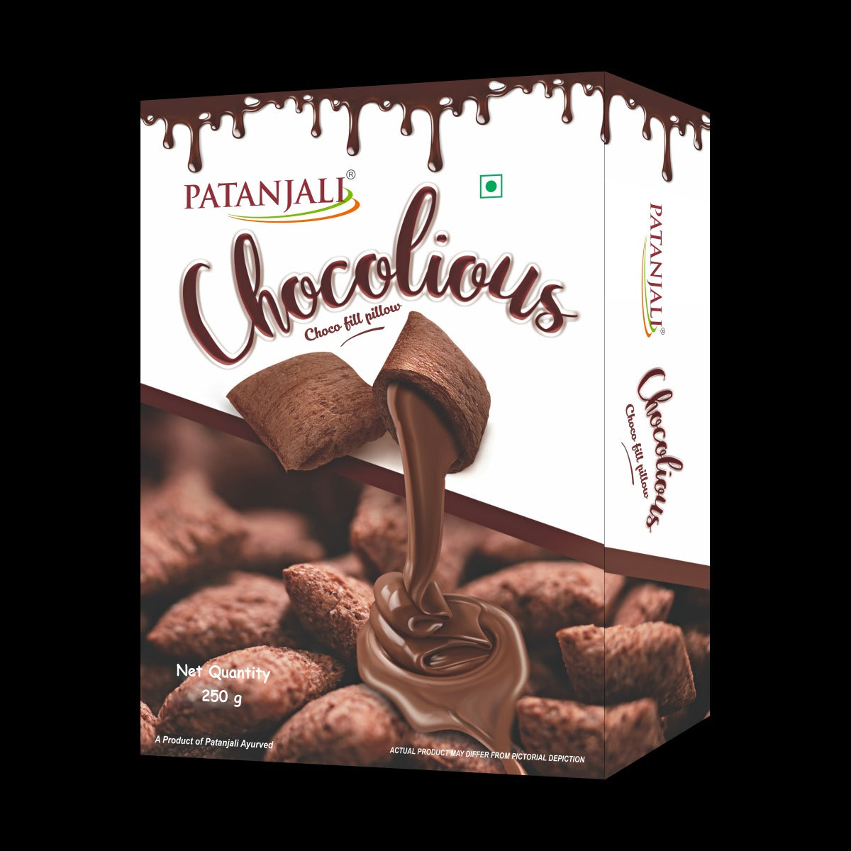 Patanjali Chocolious- Choco Fill Pillow 250 g