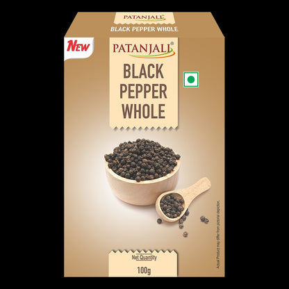 Patanjali Black Pepper Whole 100g