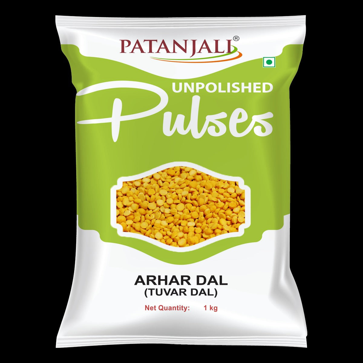 Patanjali Unpolished Arhar Dal (Tuvar Dal) 1 kg