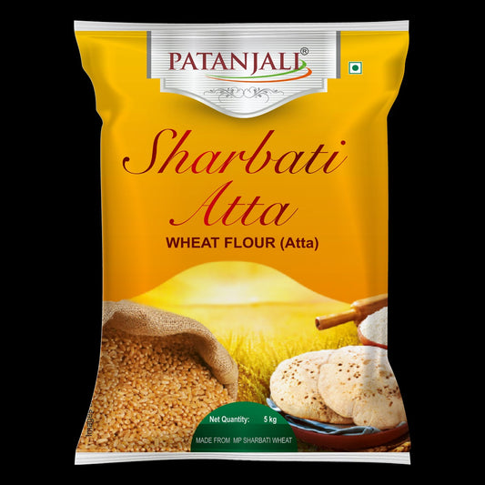 Patanjali Sharbati Whole Wheat Atta 5 kg