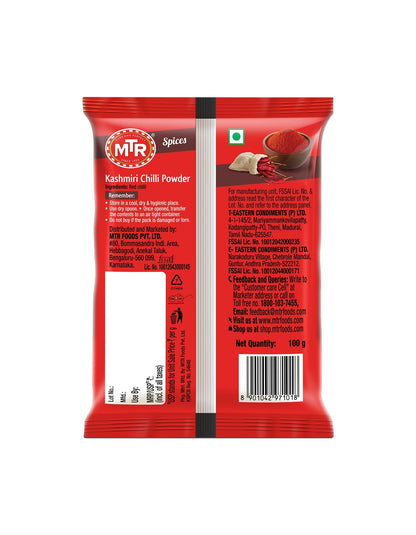 MTR KASHMIRI CHILLI 100G POUCH