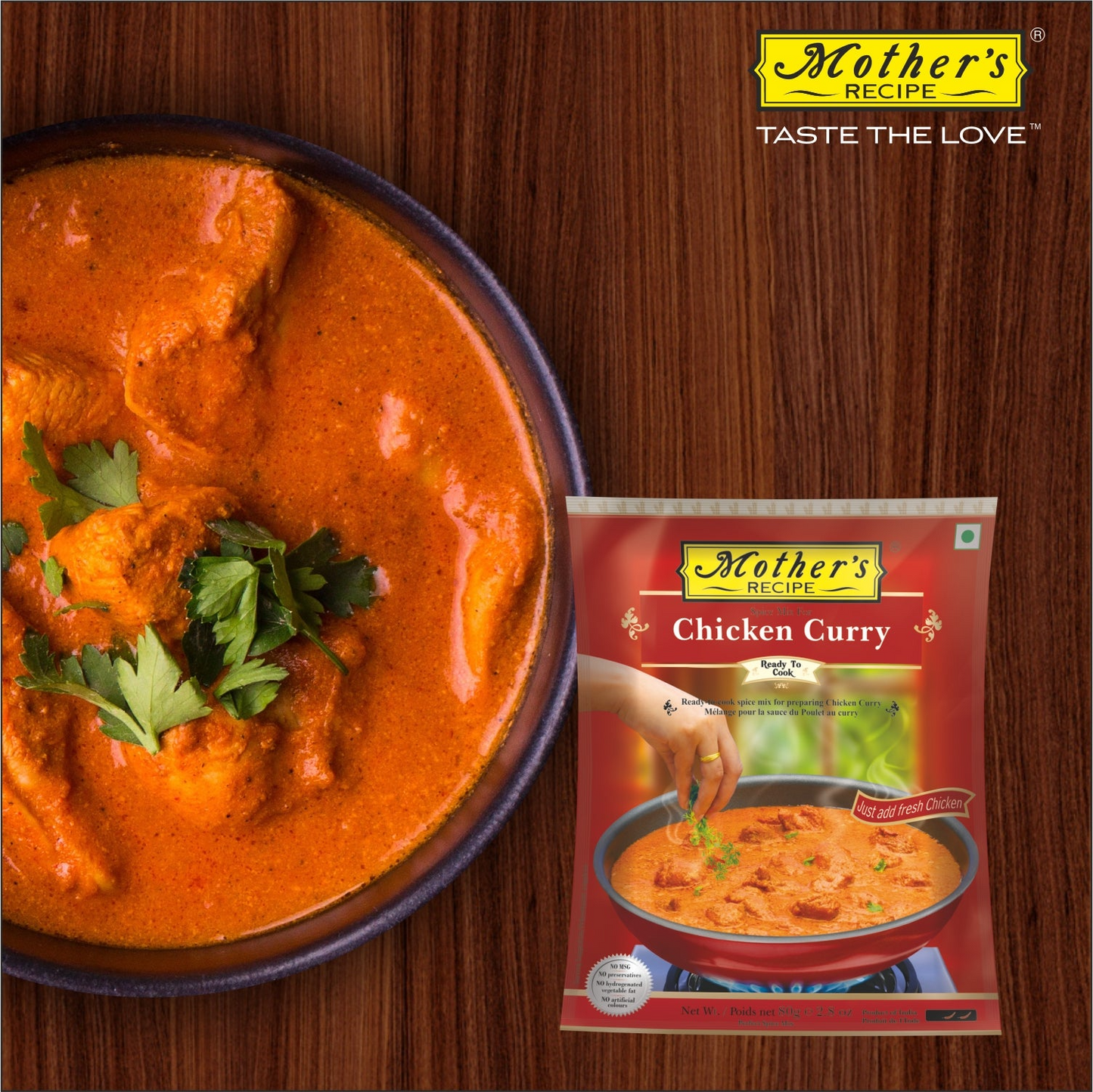 CHICKEN CURRY MIX 80 GM