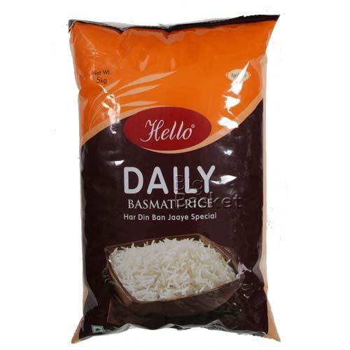 Hello Basmati Rice - Daily, 5 kg Pouch