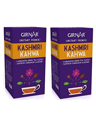 Girnar Instant Premix Kashmiri Kahwa With 5 Sachets - Pack Of 2, 50 grams