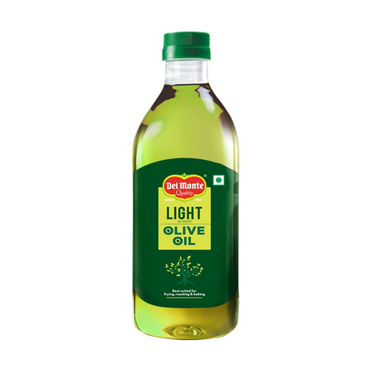 Del Monte Light Olive Oil, 500ml | Light in Taste & Aroma | Ideal for Everyday Indian Cooking & Deep Frying | Imported Oil