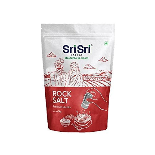 Sri Sri TATTVA shuddhta ka naam Rock Salt - Sendha Namak for a Healthy Life - 1Kg (Pack of 2)