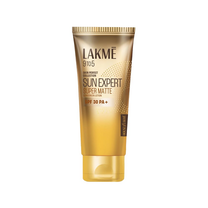 LAKMÉ Sun Expert SPF 30 PA++ Ultra Matte Lotion Sunscreen, Blocks Upto 97percent Harmful Sunrays, 50 ml