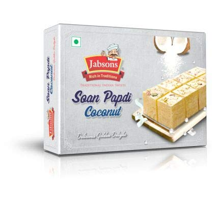 Jabsons food Soan Papdi Coconut -250 gm