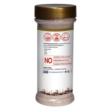 KEYA Himalayan Kala Namak, Black Salt Powder, 200gm, Pack 6