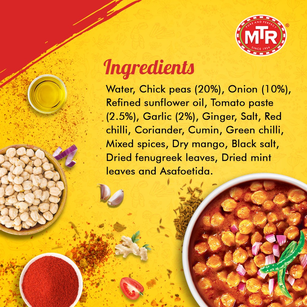 MTR READY TO EAT CHANA MASALA 300 G