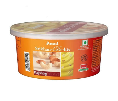 Amul Shrikhand Delite Rajbhog, 200 g