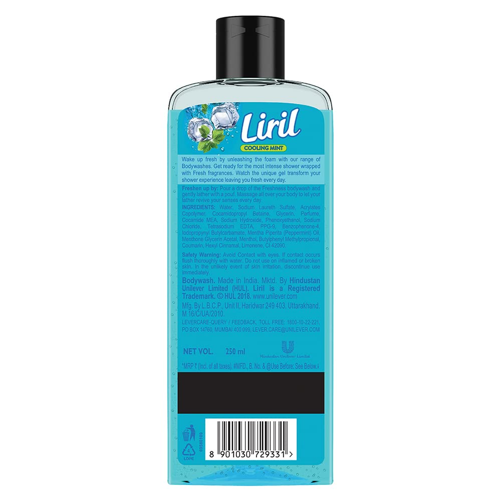 Liril Cooling Mint Body Wash, 250 ml