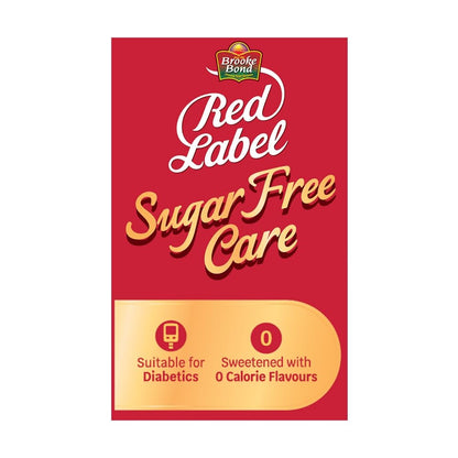 Red Label Sugar Free Care| Great Taste of Tea even without Sugar| Suitable for Diabetics |Sweetened with 0 calorie flavours | 250g