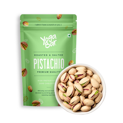 Yogabar Premium Pista 1kg|Roasted Salted Pista|100% Natural Crunchy Pistachios