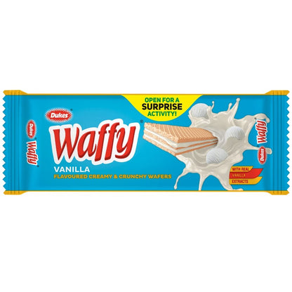 Dukes Waffy - Strawberry flavoured creamy & crunchy Wafers (60g)