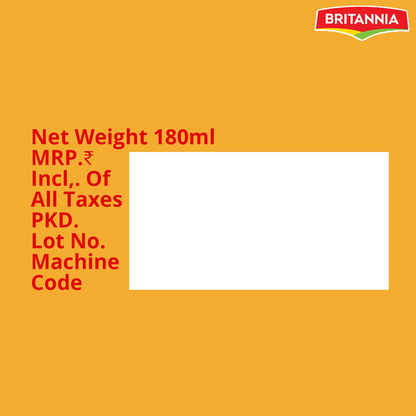 Britannia Winkin Cow Badam Flavoured Milk, 180 ml Pet Bottle