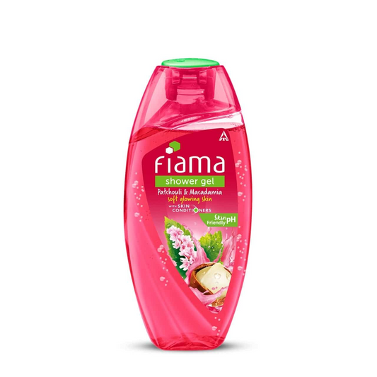 Fiama Body Wash Shower Gel Patchouli & Macadamia, 250ml, Body Wash for Wome with Skin Conditioners For Soft& Glowing Skin