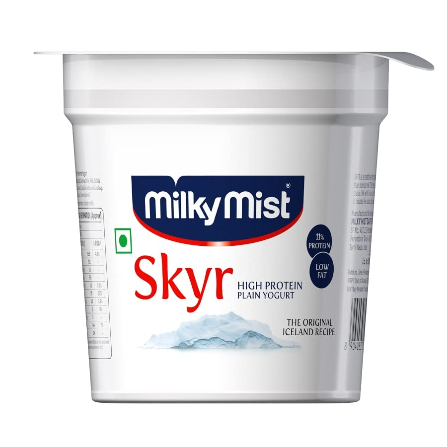 Milky Mist Skyr High Protein Plain Yoghurt, 100 g