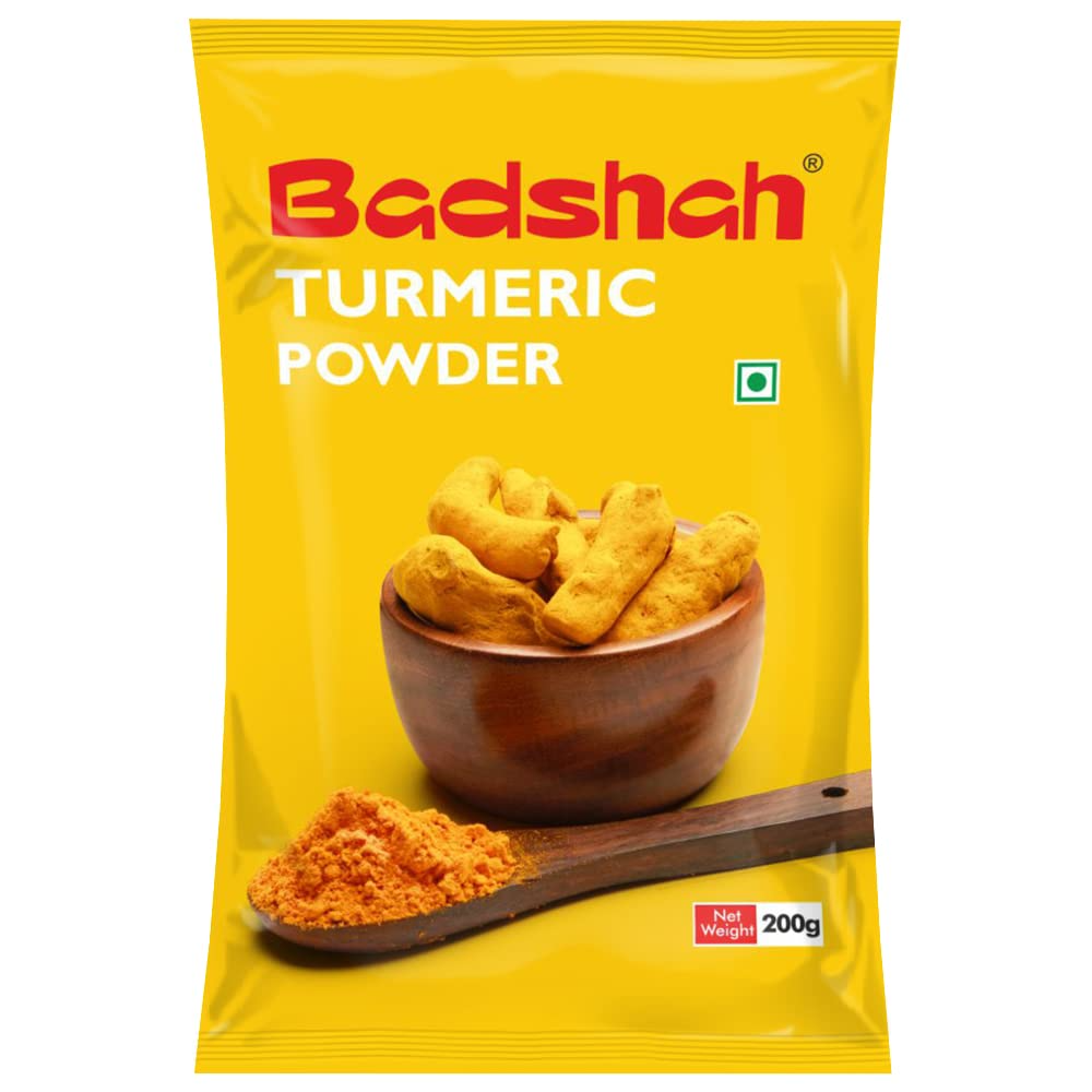 Badshah Turmeric Powder - 100g | Unique Blend of Spices for Earthy Aroma & Rich Taste | Spice for Regional & Traditional Recipes