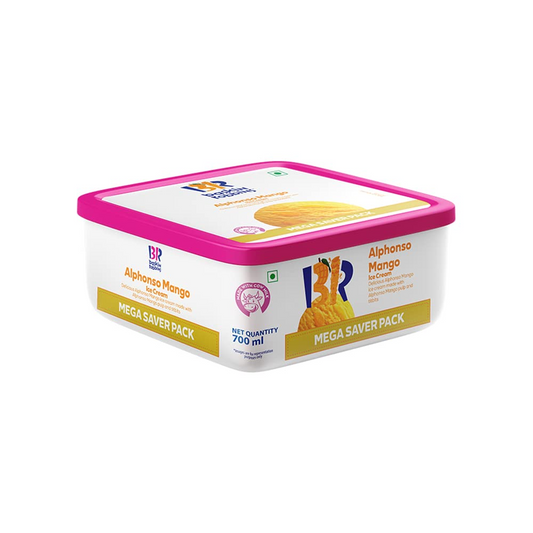 Baskin Robbins Alphonso Mango Mega Saver Pack, 700 ml