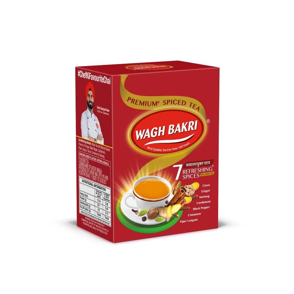 Wagh Bakri® Premium Spiced Tea | With 7 Refreshing Spices |250 g