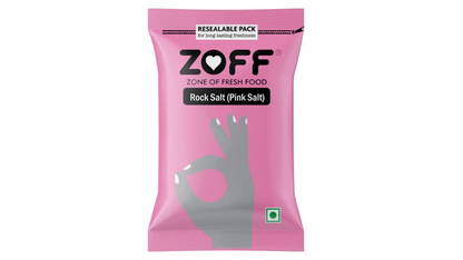 ZOFF Premium Pink Salt and Black Salt Powder Combo |Each 1 KG | Net weight 2KG