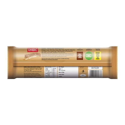 Unibic Snack bar Multigrain Choco 360g Pack of 12, 360g